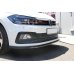 Накладка сплиттер на передний бампер на Volkswagen Polo VI GTI